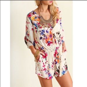 Beautiful and Breezy off white romper